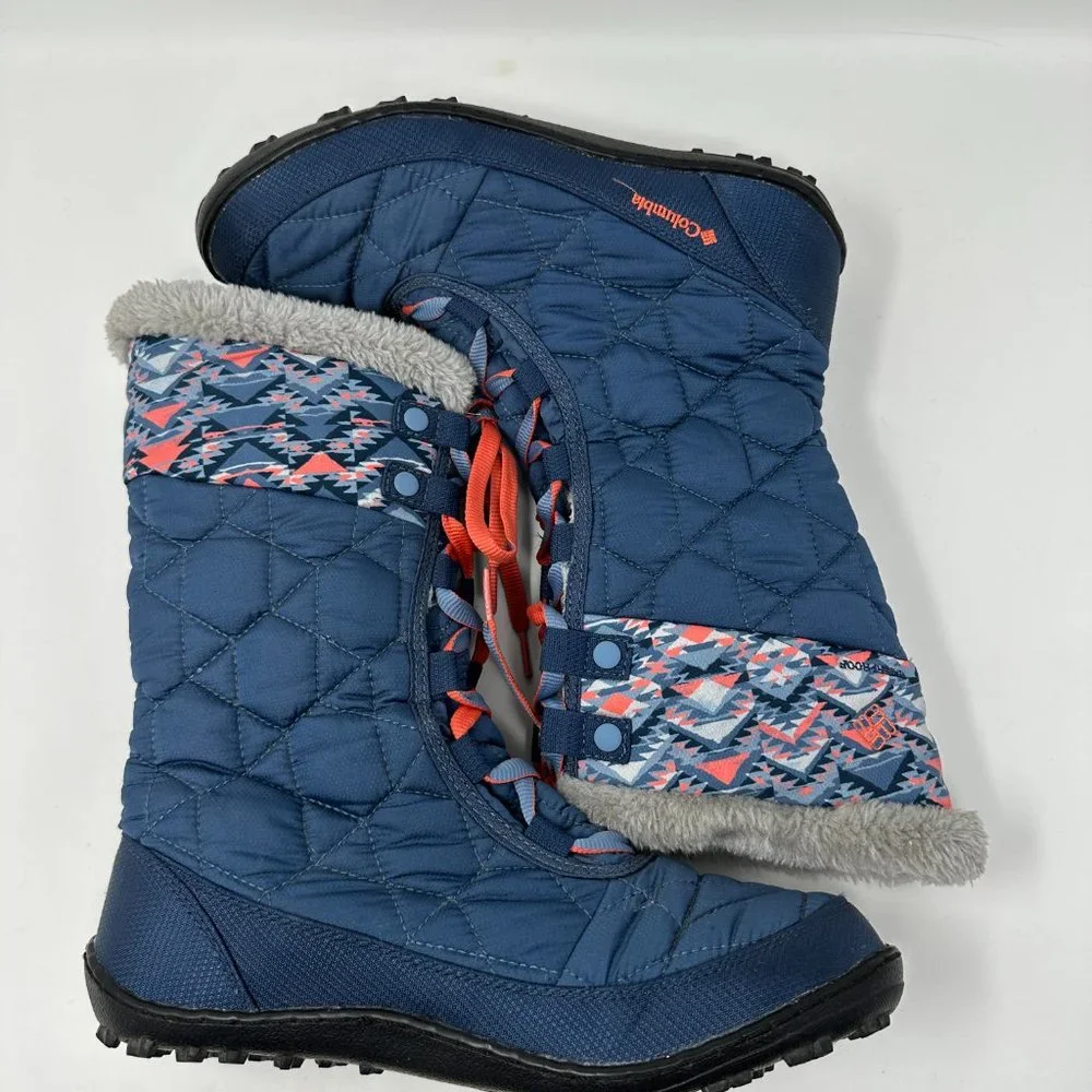Columbia Women's Insulated Quilted Winter Boot - Blue